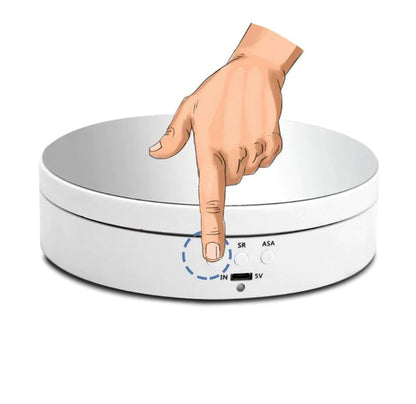 Rayvia 360° Electric Motorized Rotating Display Rack
