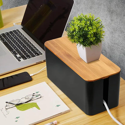 Luxora Wire Organizer Box for Tidy Cable Management