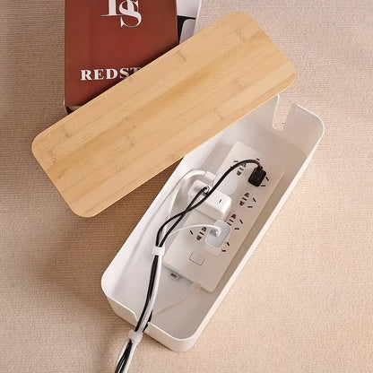 Luxora Wire Organizer Box for Tidy Cable Management