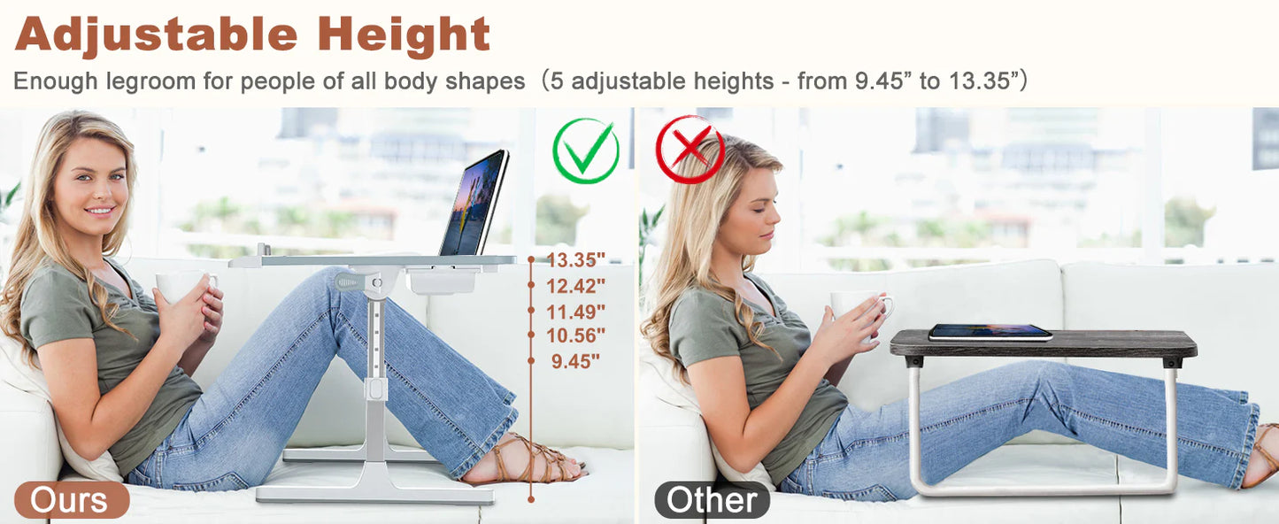 Royaleva Adjustable Laptop Stand for Bed - Ergonomic Design