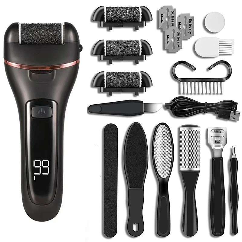 Luxora Electric Callus Remover 16-in-1 Professional Kit