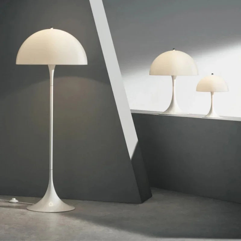 Retro Danish Table Lamp/ Floor Lamp - Iconic Mushroom Design for Modern Spaces - Table Lamp