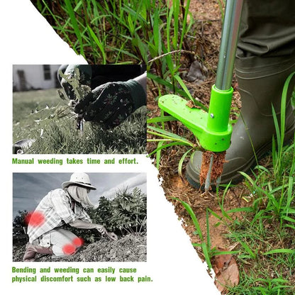 Royaleva Long Handle Standing Weed Puller for Easy Weeding