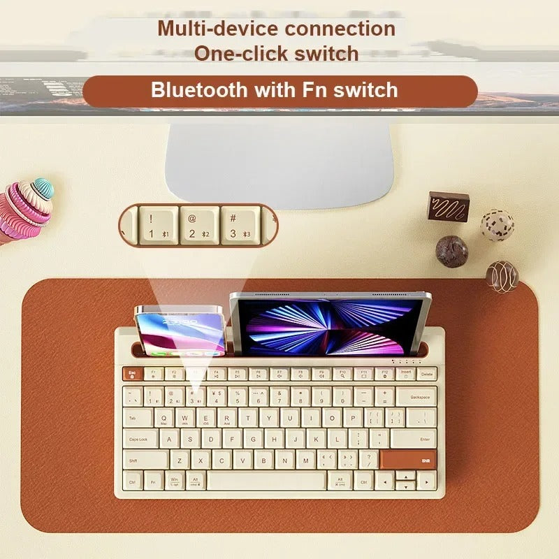 Luxora Wireless Bluetooth Tablet Keyboard for Multidevice Use