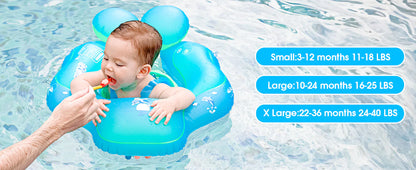 RoyaleGlow Baby Swim Float Canopy with UPF50+ Protection