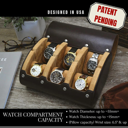 Luxora Premium Watch Travel Case for Secure Storage