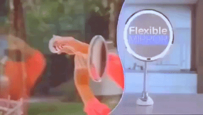 Luxora 10X Magnifying LED Lighted Flexible Mirror