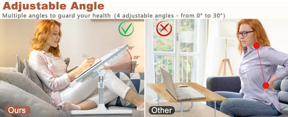 Royaleva Adjustable Laptop Stand for Bed - Ergonomic Design