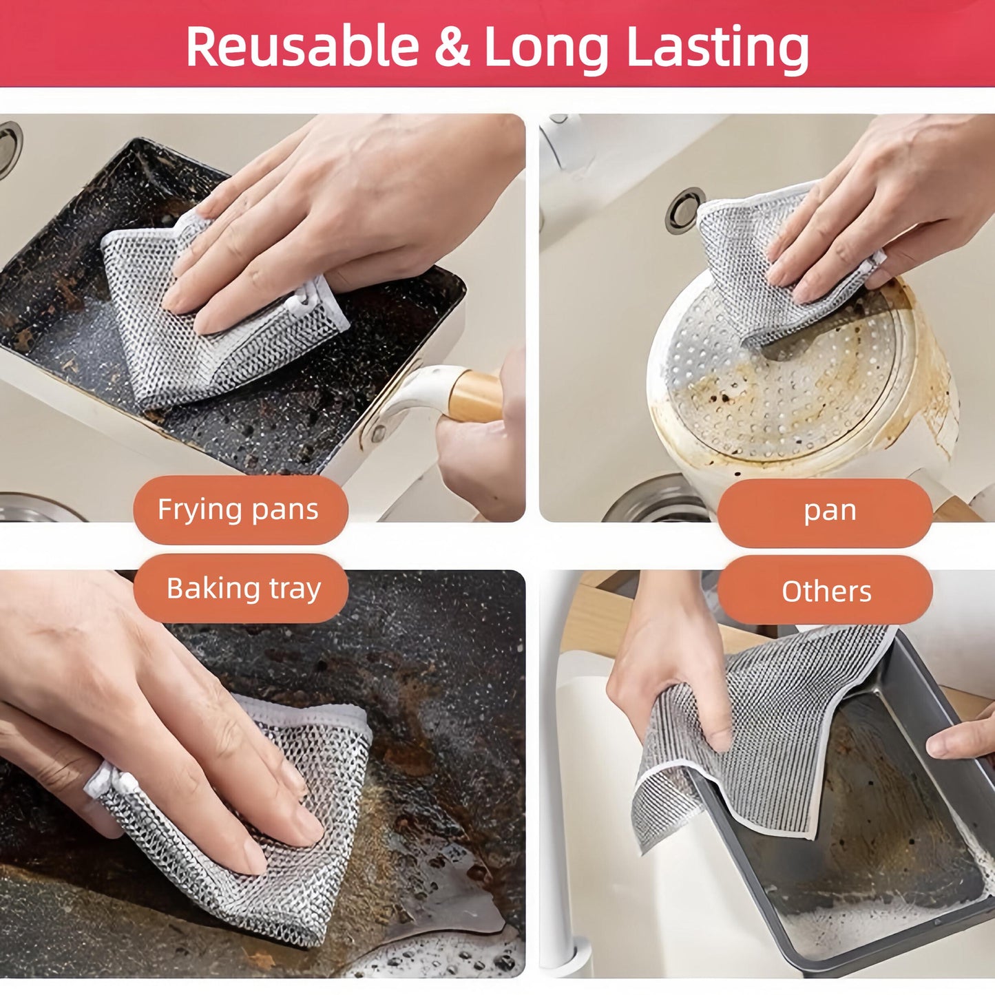 RoyaleGlow 20 Pcs Cleaning Cloths for Scratch-Free Shine