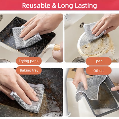 RoyaleGlow 20 Pcs Cleaning Cloths for Scratch-Free Shine