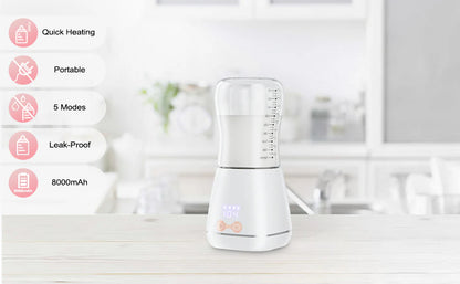 Luxora Baby Portable Bottle Warmer for On-the-Go Feeding