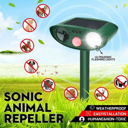 Luxora Ultrasonic Chipmunk Repeller - Solar Powered 48 Hours