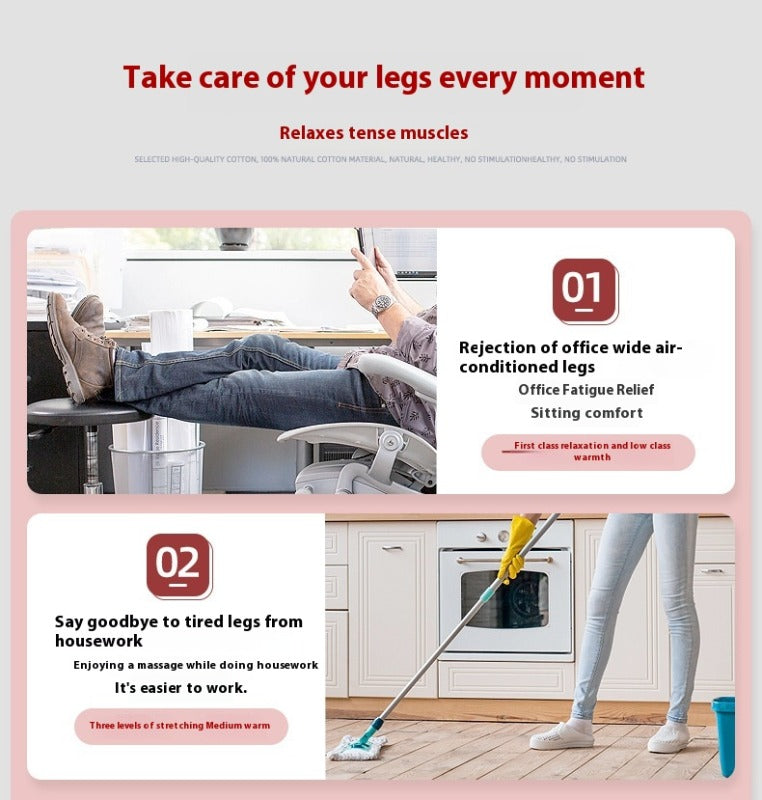 Royallure Heated Wireless Leg Compression Wrap – Office Relief & Improved Circulation