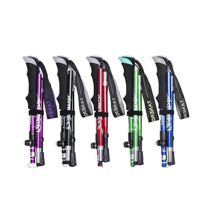 Royaleva Adjustable Trekking Poles - Foldable Telescopic Pole