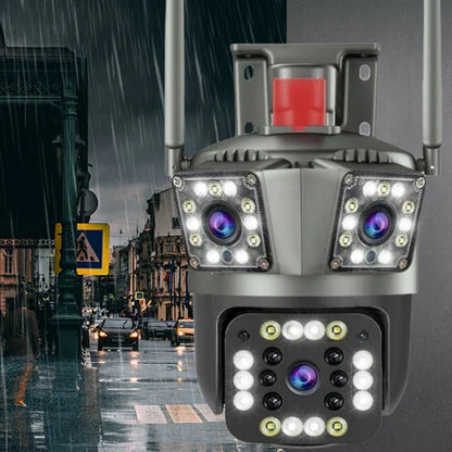 Royaleva Dual Lens Outdoor Waterproof Wireless Wifi HD Triple Security Camera