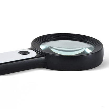 Royaleva Optical Magnifying Glass 30X Handheld Seniors Reading Magnifying For Reading
