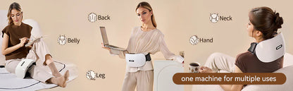 Luxora Abdominal Massager with Heat Therapy & Dual Discs