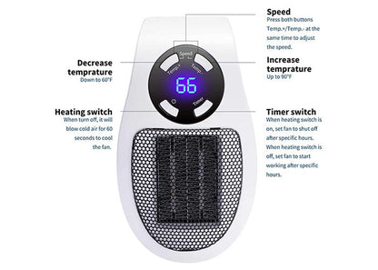 Luxora Top Heat Portable Heater - Top-Rated Space Heater