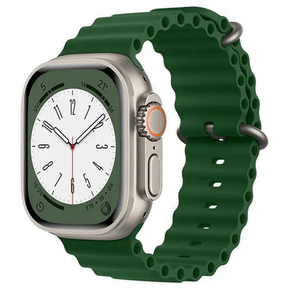 RoyaleGlow Waterproof Apple Watch Compatible Band – Secure Fit for Sports & Swimming