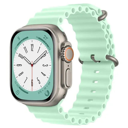 RoyaleGlow Waterproof Apple Watch Compatible Band – Secure Fit for Sports & Swimming