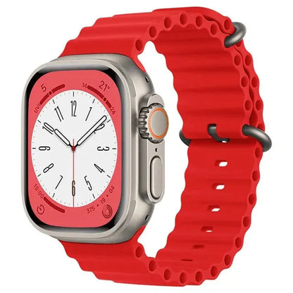 RoyaleGlow Waterproof Apple Watch Compatible Band – Secure Fit for Sports & Swimming
