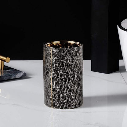 RoyaleGlow Armani Bathroom Accessories Set Elegant 4pcs