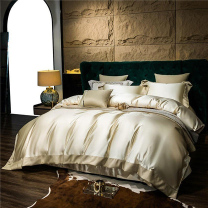 RoyaleGlow Artisan Luxury Duvet Cover Set Egyptian Cotton 1200 TC