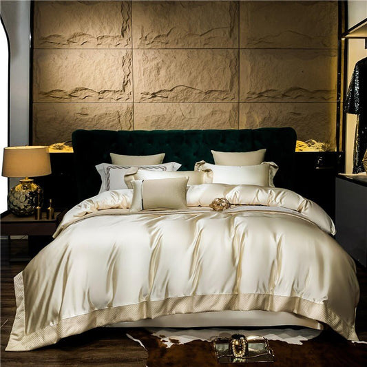 RoyaleGlow Artisan Luxury Duvet Cover Set Egyptian Cotton 1200 TC