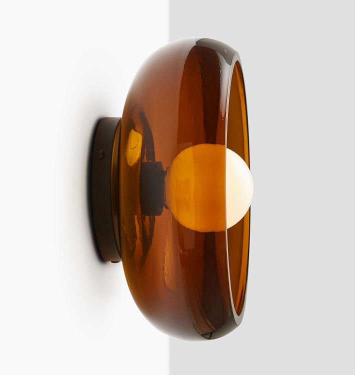 RoyaleGlow Modern Dimmable Wall Sconce with Frosted Glass Shade