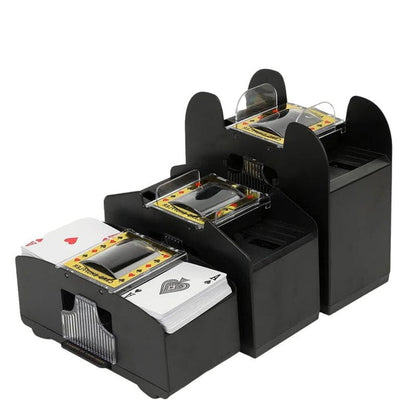 Luxora Automatic Playing Card Shuffler – Perfect for 2-6 Decks Battery-Free Precision