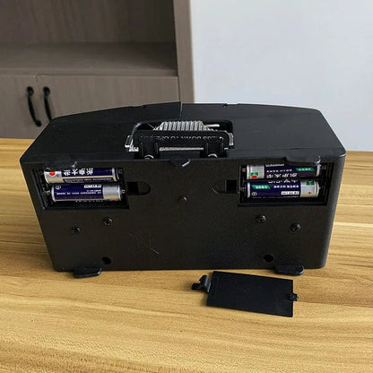 Luxora Automatic Playing Card Shuffler – Perfect for 2-6 Decks Battery-Free Precision