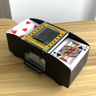 Luxora Automatic Playing Card Shuffler – Perfect for 2-6 Decks Battery-Free Precision