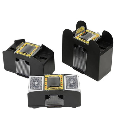 Luxora Automatic Playing Card Shuffler – Perfect for 2-6 Decks Battery-Free Precision