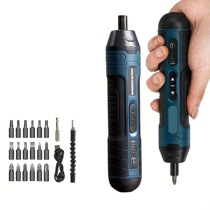 Rayvia 3.6V Cordless Electric Screwdriver Set – Power Tool with 4 Torque Settings