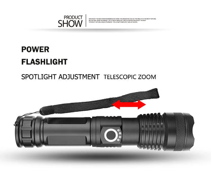 RoyaleGlow 90000 Lumens Xhp50.2 Most Powerful Flashlight