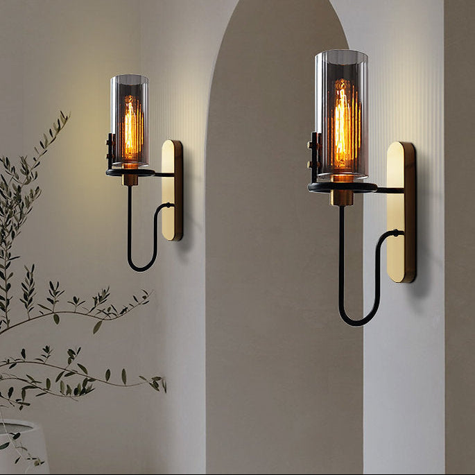 Luxora Nordic Glass Wall Lamp - Modern Indoor Glass Mounted Wall Sconce