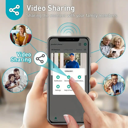 RoyaleGlow Wireless Wi-Fi Video Doorbell with 1080P HD
