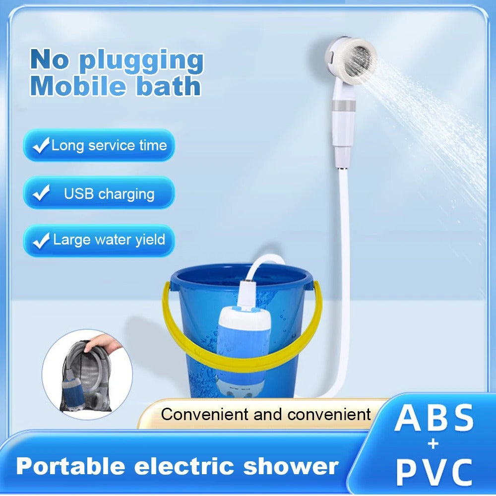 Luxora Outdoor Portable Camp Shower with Rechargeable Battery