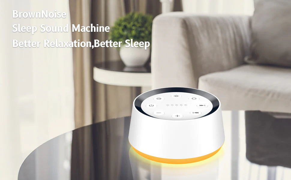 Royaleva Baby Sound Machine Noise with Night Light & Timer