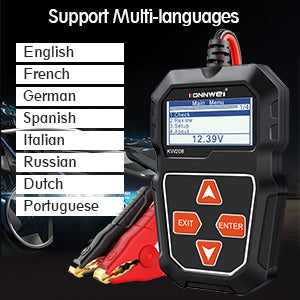 Luxora Car Alternator Battery Tester for 12V Batteries