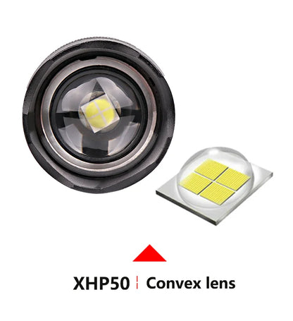 RoyaleGlow 90000 Lumens Xhp50.2 Most Powerful Flashlight