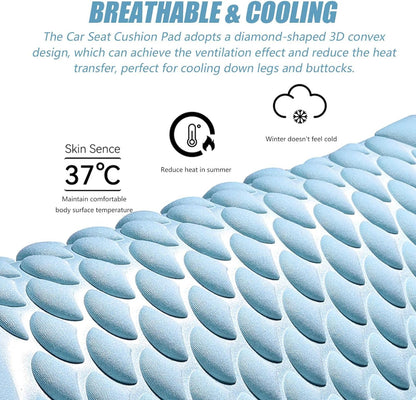 Royaleva Cooling Gel Car Seat Cushion for Comfort & Relief