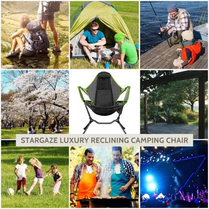 Royaleva Luxury Reclining Camping Chair for Ultimate Comfort