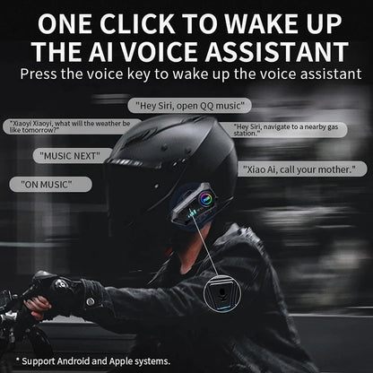 Luxora Bluetooth For Motorcycle Helmet With 30 Hours Talk Time