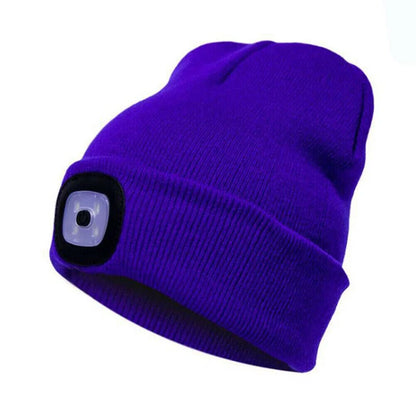 Luxora LED Beanie Light with Adjustable Brightness and Warmth
