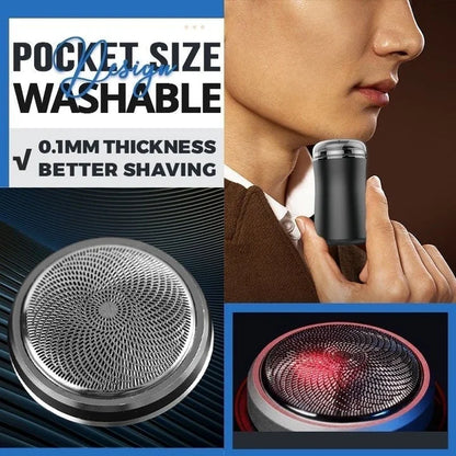 Luxora Pocket Size Washable Electric Razor for Travel