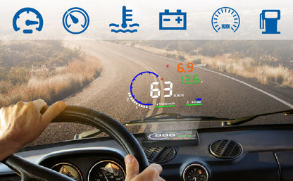 RoyaleGlow Head Up Display Car (HUD) P8 for Safe Driving