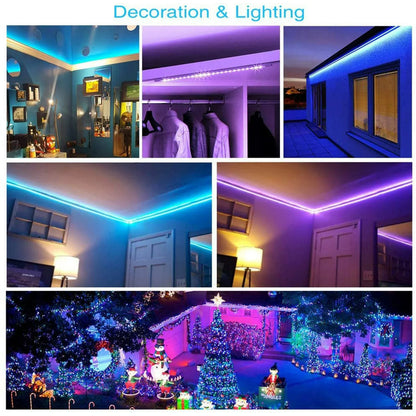 Luxora 32ft Led Strip Light with Remote and Custom Colors