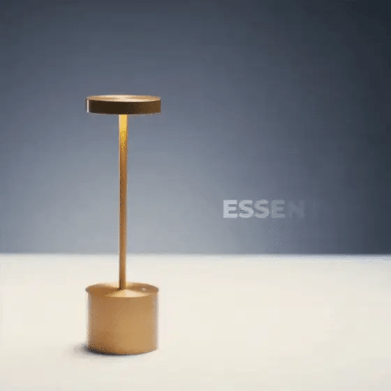 Royaleva Creative LED Cordless Table Lamp - Rechargeable & Waterproof - Gold