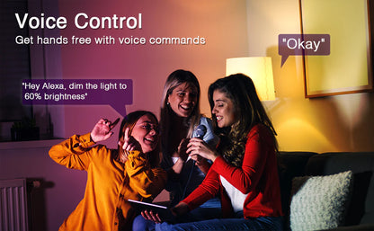 Luxora WIFI Led Smart Light Bulbs with 16 Million Colors